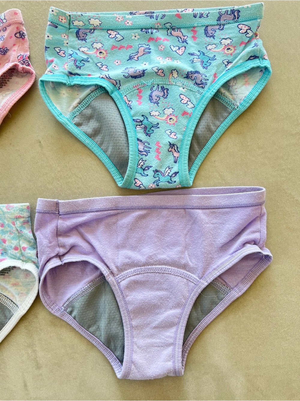 Hanes Toddler Girls' Potty Trainer Briefs Underwear, 4-Pack, 4-5T - Picture 4 of 11